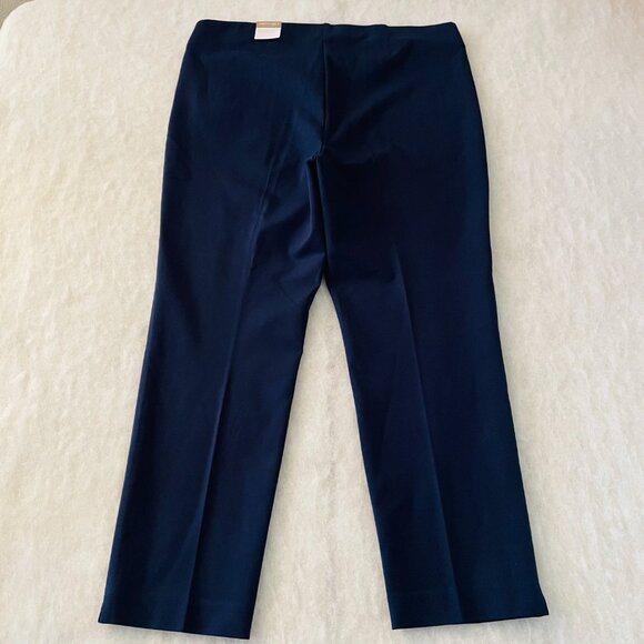 NWT Fabulously Slimming By Chico's Womens Midnight Ponte Ankle Pants Size 3 USXL - Picture 2 of 10